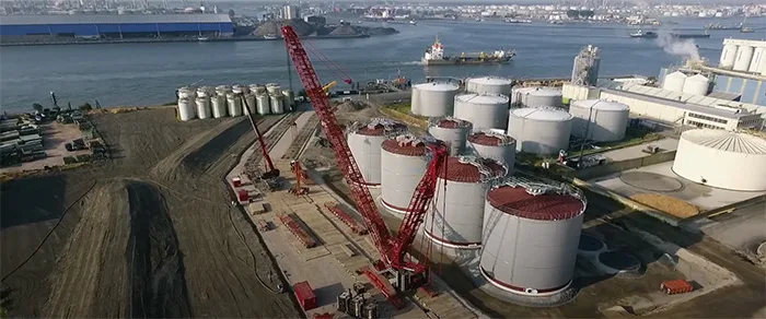 Storm Visual Solutions aerial dronevideo Maasvlakte